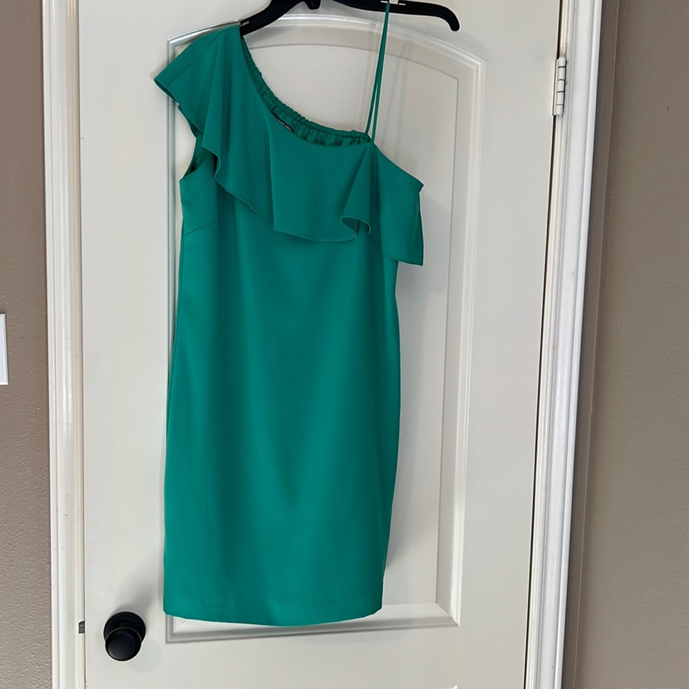 Gianni Bini one shoulder ruffle dress